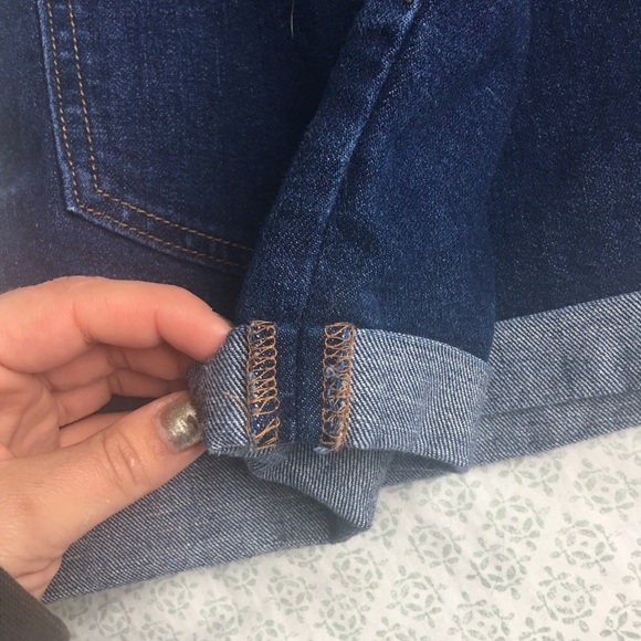 Mid Rise Jean Shorts - Picture 3 of 3